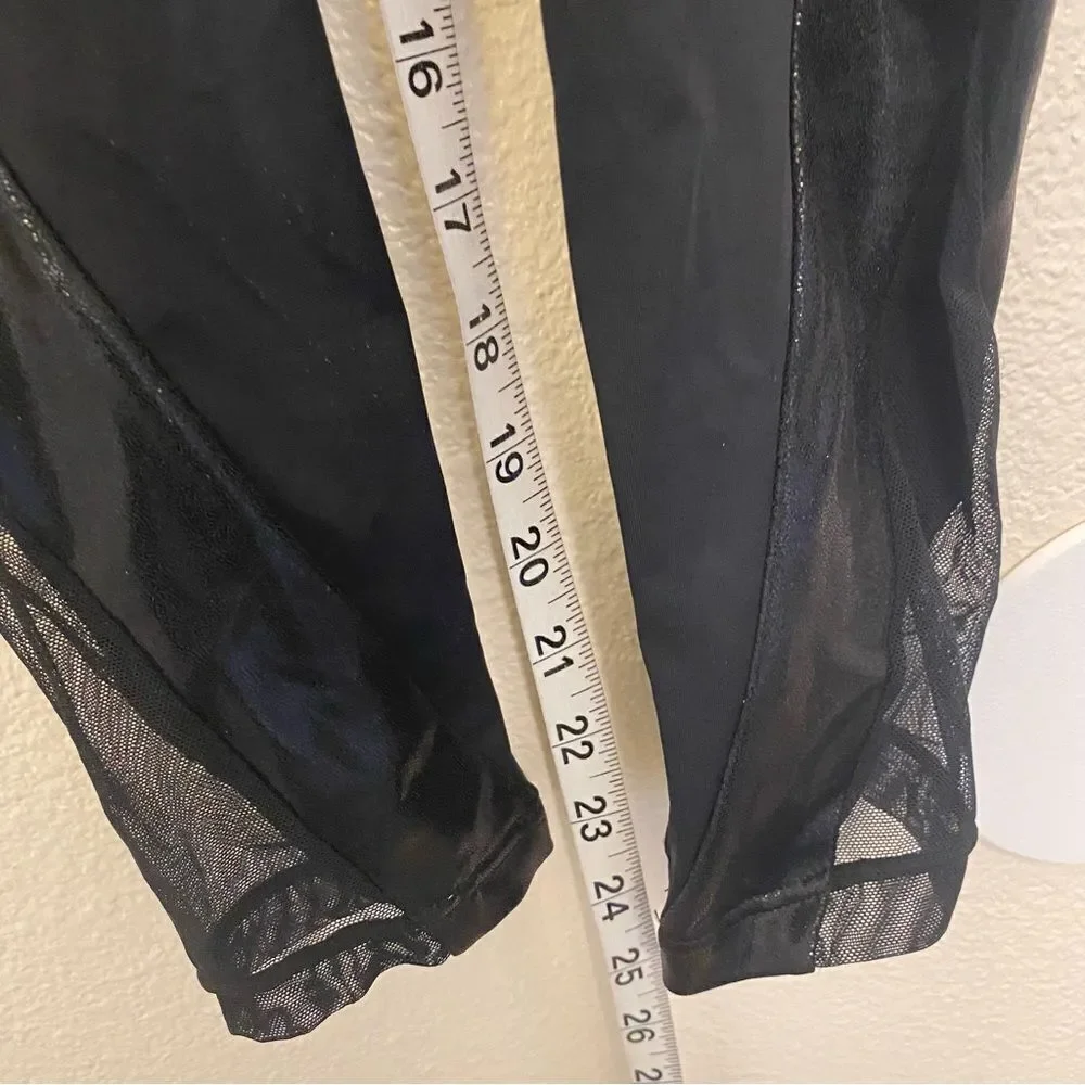 Weissman Dance costume black sequin Fringe Shoulder Leotard pants MT11429 SA